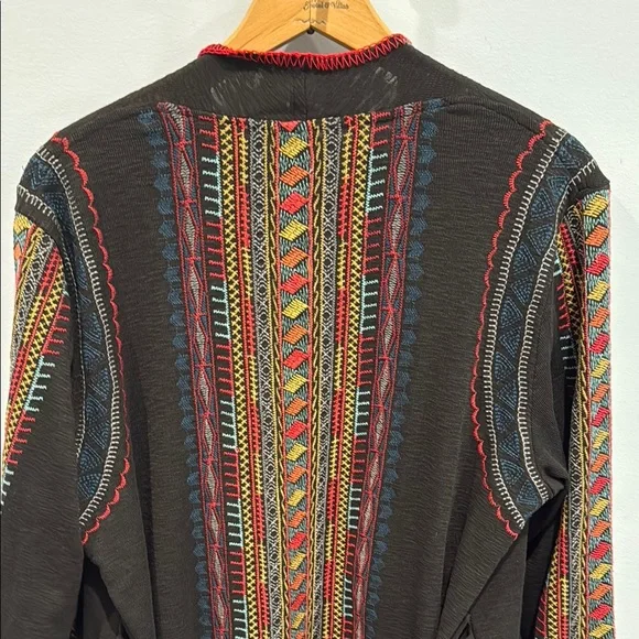 Boho Chic Multicolor Cardigan/Jacket - Picture 3 of 8